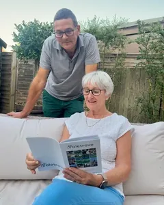 A Taletrove reader with their newsletter