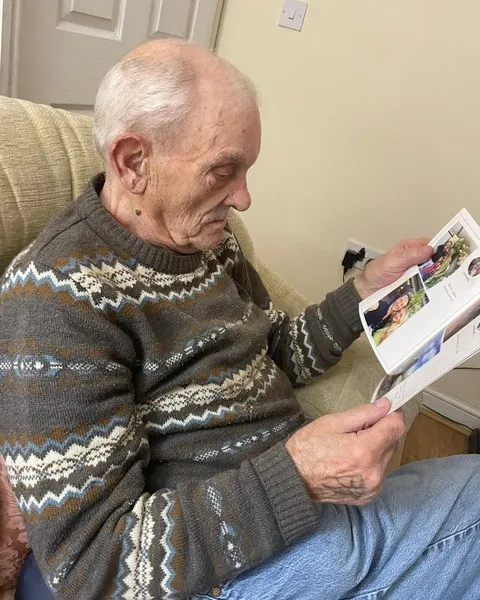 A Taletrove reader with their newsletter