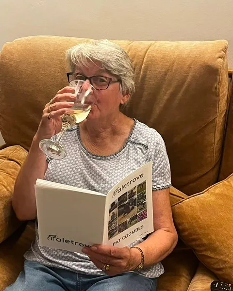 A Taletrove reader with their newsletter