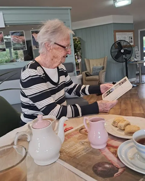 A Taletrove reader with their newsletter